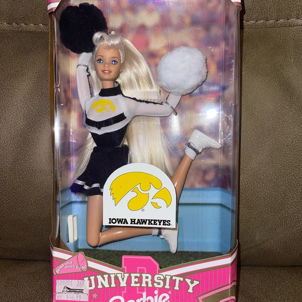 Barbie Cheerleader Doll Black and White with Accessories